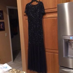 Navy blue formal dress